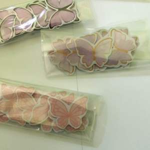 Toper kupu kupu hiasan kue isi 10 pcs