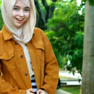 Jaket Jeans Wanita Kuning Mustrad M~Xxxl Jumbo Jacket Denim Perempuan