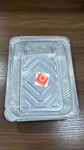 [10pcs] RE220 1100ml aluminum foil tray container with cover / food Packaging
