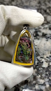 Colorful Leklai Pendant 彩色力泥吊坠 Leklai Amulet 马来西亚力泥 100% Natural Leklai Malaysia