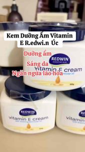 Kem Dưỡng Ẩm Redwin Vitamin E Úc Cream 300g Dưỡng Ẩm Cho Da Giúp Da Mềm Mịn Chống Nứt Nẻ Cho Mặt Và Body