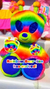 𝟭𝗦𝘁.(มือหนึ่ง)✨รุ่นใหม่2024✨ ตุ๊กตาบิ้วอะแบร์ Rainbow Bear lien เอเลี่ยนสีรุ้ง 🌈 Pride Celebrate ⭐️Build-A-Bear✈️🇺🇸US