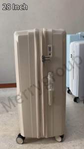 Korea Style Expandable Hard Shell Luggage – TSA 3-Digit Lock Smooth Zipper 360° Spinner Wheels – Cabin Size Travel Suitcase with Hook Stand & Sturdy Handle