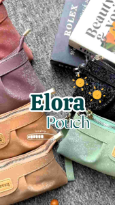 [Gallery Shazia] Elora Pouch/Dompet Glitter Anti Air/Dompet Hp/Dompet Koin/Dompet Serbaguna