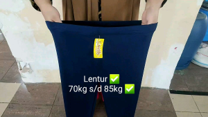 Celana Legging Jumbo Wanita Bahan Licin Ukuran XXL