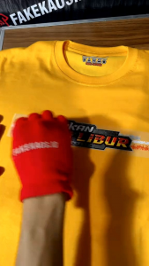 KAOS ANTI LIBUR VOL.3 PEKERJA NON STOP (tebal bahan combed 24s)