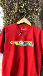 Kaos PASUKAN GAYA BEBAS (tebal bahan combed 24s)
