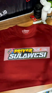 KAOS DRIVER SULAWESI (tebal bahan combed 24s)