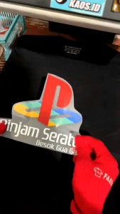 KAOS PINJAM SERATUS (tebal bahan combed 24s)