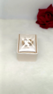 Cincin wanita motif DD terbaru anti karat xuping titanium