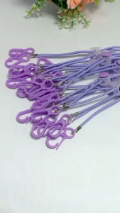 Tali Masker Polos Elastis Kait Plastik Strap Kalung Hijab Cantik