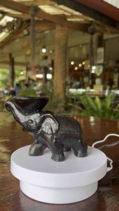 รูปปั้นช้างน้อย สำหรับวางเทียน ตั้งเทียน ของสะสม เฮงดีจิวเวลรี่