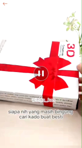 LAMPU HIAS LED / LAMPU TIDUR 3 DIMENSI 3 WARNA KUNING PUTIH WARM WHITE