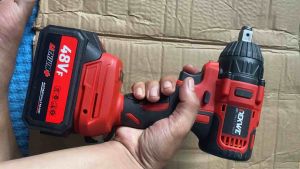 SUNC TOOLS Mesin Impact Wrench 2 Baterai Kunci Shock Pas 48Vf