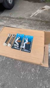 Paha Rem Belakang Bajaj Krum & Model Z Silver Motif Sports Day Bahan Baja & Almu Universal Semua Motor CB GL MEGAPRO TIGER VERZA SUPRA X FIZ R VEGA JUPITER Z VIXION DLL