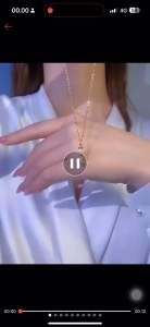 Kalung Titanium Asli Liontin Bambu Bersyukur & Rantai Milano Anti Karat