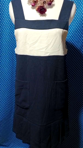 OL (OVERALL) MINI DRESS NAVY(8) 371