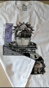 Kaos Pain Akatsuki Story Art Hitam Putih - Nimea