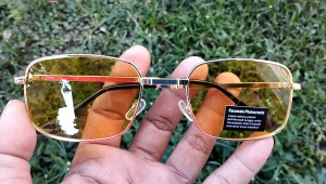 kacamata lipat polarized photocromic night vision otomatis berubah warna anti silau siang dan malam hati