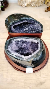 Natural Super High Gred Uruguay Amethyst Agate Crystal Jewelry Box Ornament
