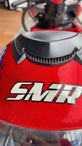 SMR Quest v1 Full Face Motorcycle Helmet – DOT and ICC Approved Lightweight Aerodynamic Design