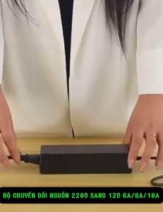 Bộ Adapter chuyển đổi nguồn điện 220V sang 12V 6A/8A/10A dạng tẩu dùng cho máy bơm hút bụi ô tô xe máy