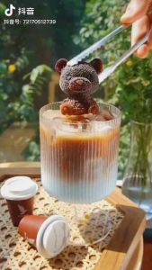 网红小熊冰块模具Internet celebrity bear ice cube Module Must-have internet celebrity drinks
