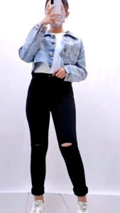 HIGHWAIST SKINNY RIPPED JEANS SOBEK/JEANS PREMIUM HIGH QUALITIY