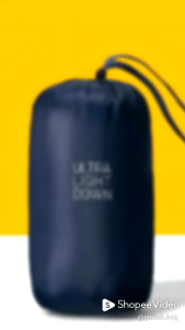 UNIQLO Stuff Sack Ultralight Down | Pouch Sarung Jaket Bulu Angsa | Kantong Penyimpanan Pakaian