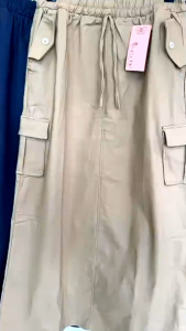 ROK CARGO WANITA KEKINIAN TERBARU // ROK PAYUNG PANJANG CARGO WANITA