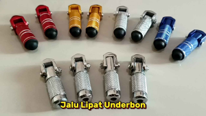 Footstep Underbone Lipat Jalu Underbone Universal CNC Sepasang