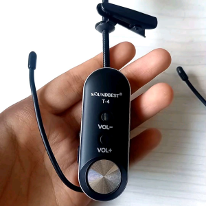 MIC WIRELESS SOUNDBEST T-4 DUA MIC CLIPON ORIGINAL T4