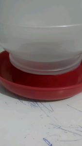 Base Only Chicken Waterer 1/2 Gallon - Plastic Material