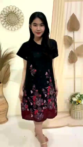 Manis Art Shop: Batik Dress Wanita Cantik Elegan Terbaru Termurah