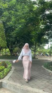 MERMAID SKIRT // ROK DUYUNG SATIN VELVET PREMIUM QUALITY