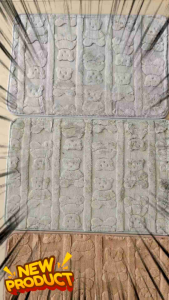 หอังคลินิก พรมห้องน้ำ คุณสมบัติของ 3D สัมผัสนูน พรมเช็ดเท้า สำหรับน้ำมัน 40*60 CM