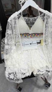 Set bikini len móc đi biển dễ thương mùa hè 2024