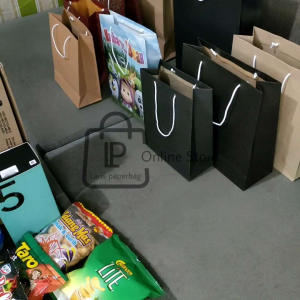 Paper Bag Cokelat Polos Extra Jumbo XXL/Lusin Ukuran 31×135×40 cm
