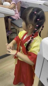 ชุดแต่งกายเด็กผู้หญิงชุดเกาหลีฮันบกสไตล์เด็ก