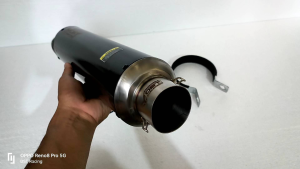 Knalpot racing original DST Racing Z1 dope tabung 35cm inlet 50mm silincer only knalpot racing universal