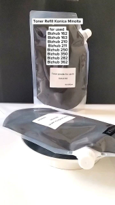 Toner Refill Konica Minolta Bizhub 162 163 250 350 210 211 282 362 250gram