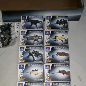 Lắp ráp 1 cái mô hình trong game Pubg 88000_16 có nhiều chi tiết bằng nhựa