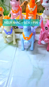Bình Chánh shop 💖 Đồ chơi trẻ em 👉 Ngựa Pony Chạy Pin Phát Nhạc Vui Nhộn  có nhiều màu sắc  có đèn  có dây dẫn sản phẩm thích hợp cho bé 2-5 tuổi.