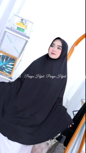 Jilbab Syari Super Jumbo XXXXL Polos Jersey Premium Khimar Syari Super Jumbo