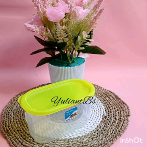 Toples Plastik KMP Bisa di Jadikan Wadah Susu Oval Canister Untuk Tempat Gula Garam Kue Kering Serbaguna