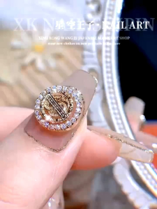 Charm tiền xoay cao cấp / Charm tiền xoay may mắn đính móng tay nail