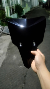 Dasi Panel Tameng Depan Kecil Vario Techno 125 KZR Lama Hitam Bahan ABS Super Seperti ORI Honda