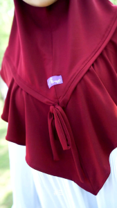 ARRAFI Hijab Instan AR 896 Stella Premium Polos Pet Antem Variasi Tali √ Armyna Hijab ||