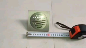 Thoát sàn inox phễu thu sàn phòng tắm chất liệu đồng mạ crôm mờ. Kích thước 10x10 cm thoát ống nhựa phi 48 607690