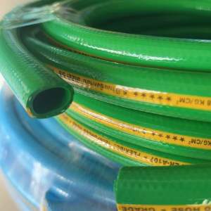 สายยาง 5หุล 5/8 เขียว ม้วนละ 20เมตร เสริมเชือกถัก oceanstone สายยางน้ำ ทนแรงดันได้ เสริมเชือกถัก ไม่แตก ไม่กรอบ ไม่ลอก ใช้กับงานล้างรถได้ดี